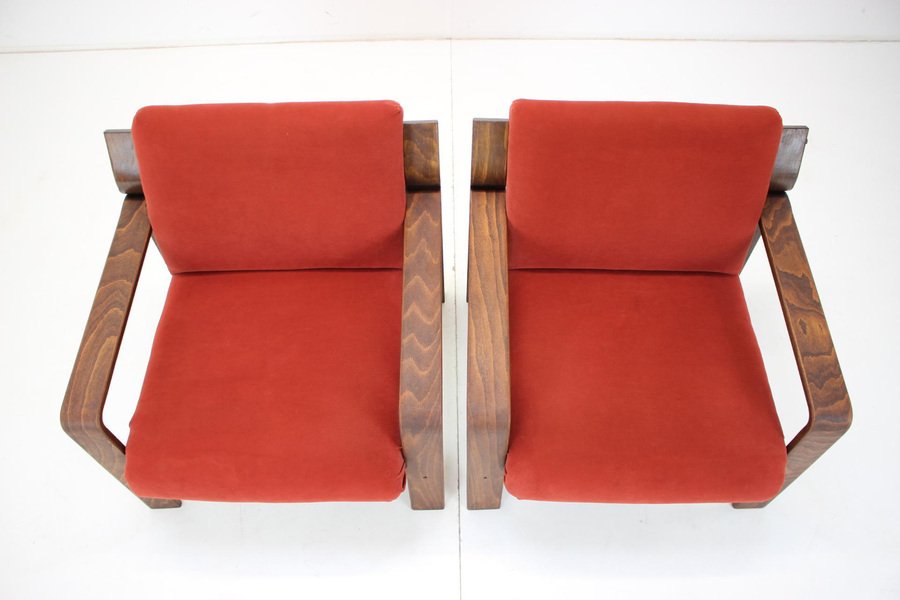 Mid-Century Armchair by Ludvík Volák for Dřevopodnik Holešov, 1960s