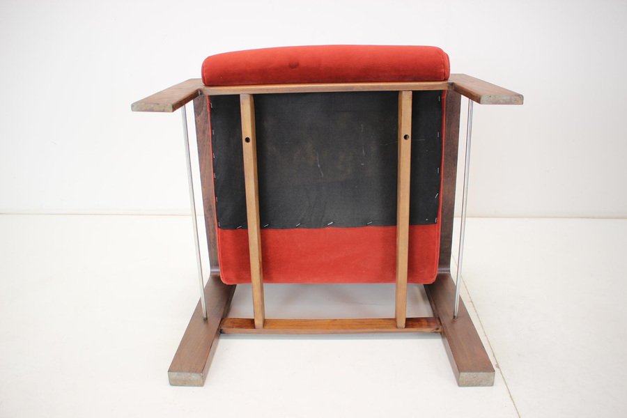 Mid-Century Armchair by Ludvík Volák for Dřevopodnik Holešov, 1960s