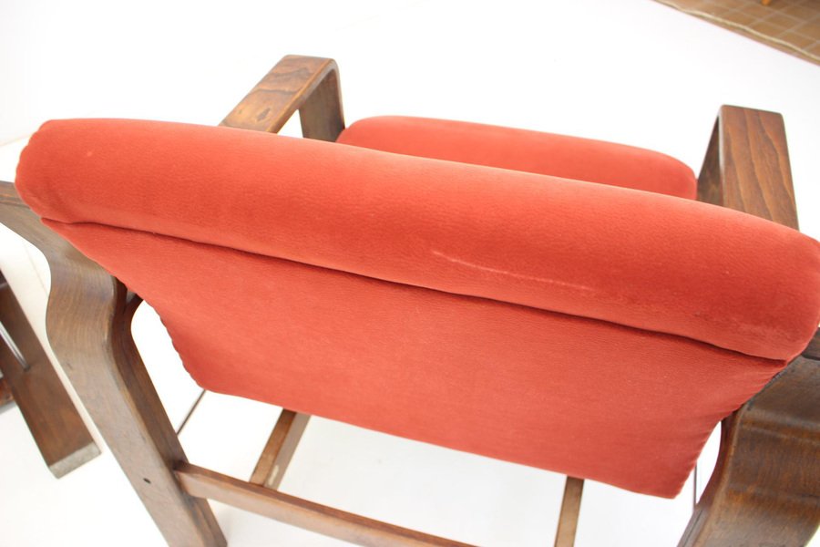 Mid-Century Armchair by Ludvík Volák for Dřevopodnik Holešov, 1960s