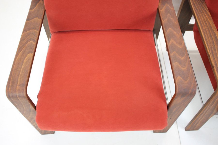 Mid-Century Armchair by Ludvík Volák for Dřevopodnik Holešov, 1960s