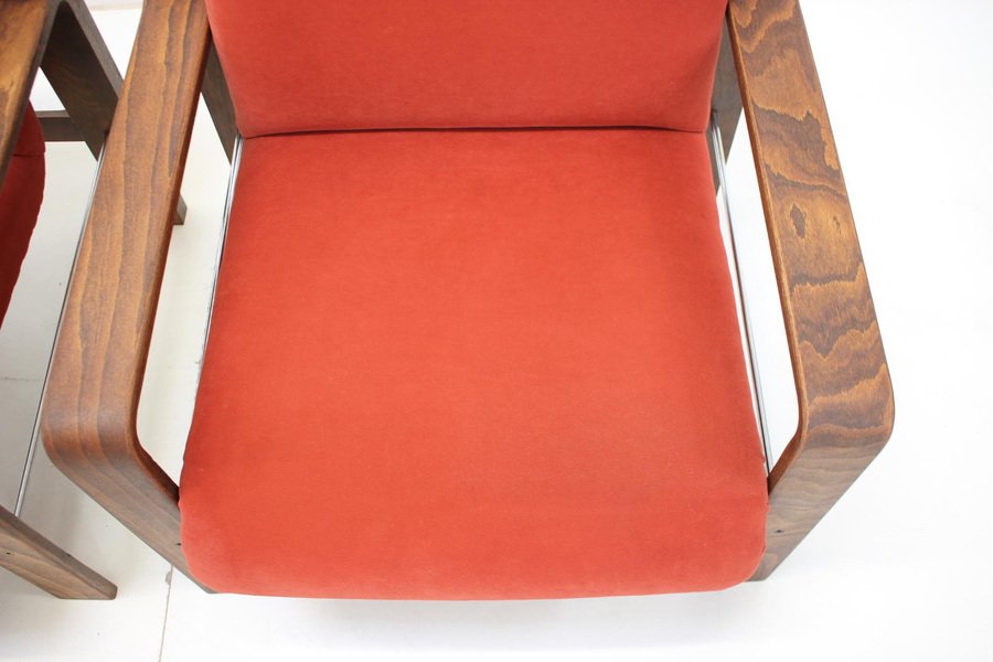 Mid-Century Armchair by Ludvík Volák for Dřevopodnik Holešov, 1960s