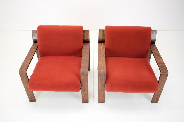 Mid-Century Armchair by Ludvík Volák for Dřevopodnik Holešov, 1960s-TZ-1098755