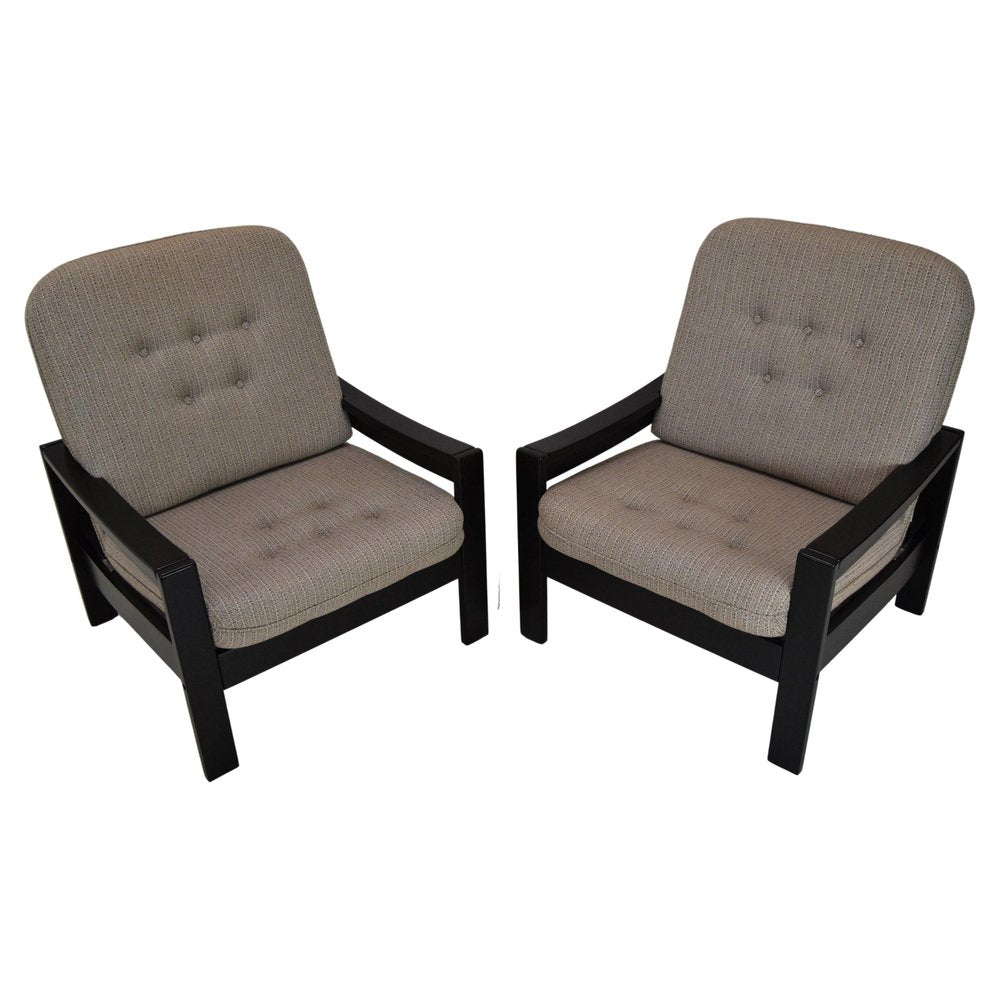 Mid-Century Armchair from Leda Lux, 1980s, Set of 2