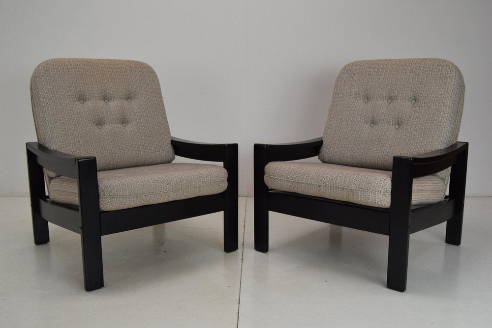 Mid-Century Armchair from Leda Lux, 1980s, Set of 2