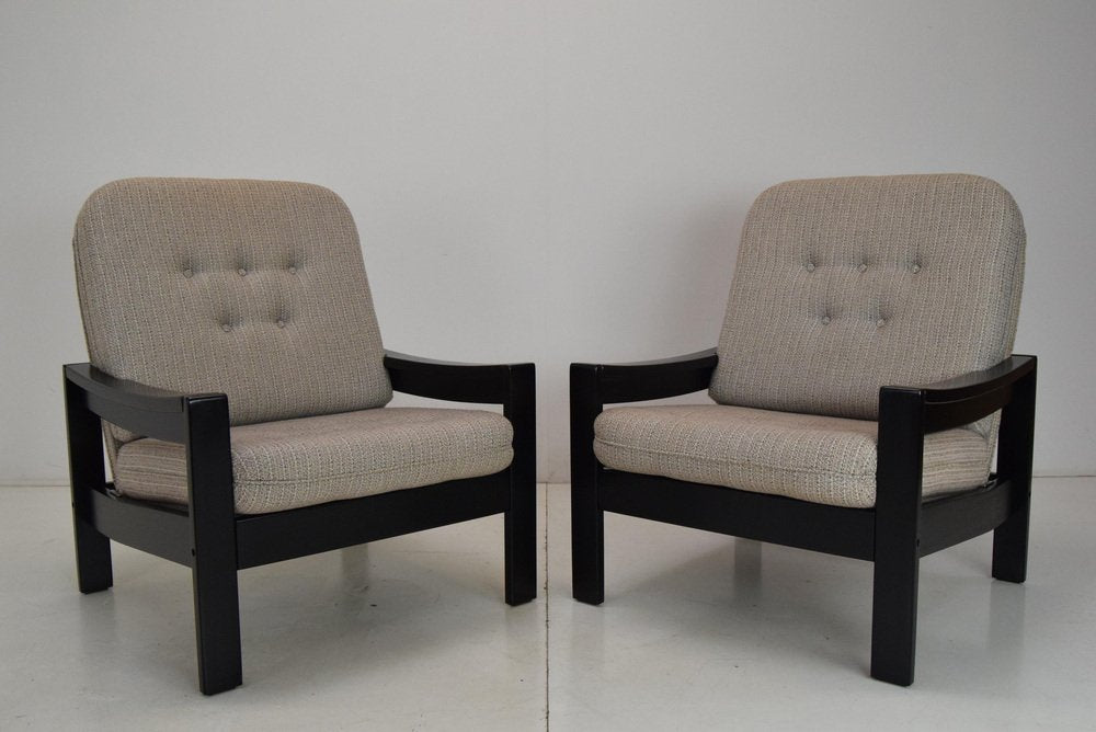 Mid-Century Armchair from Leda Lux, 1980s, Set of 2