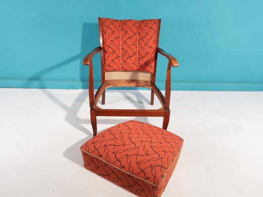 Mid-Century Armchair, Germany, 1950s-DHT-1703836