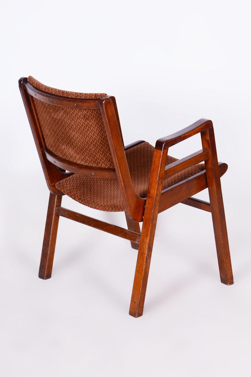 Mid-Century Armchair in Beech, 1950s