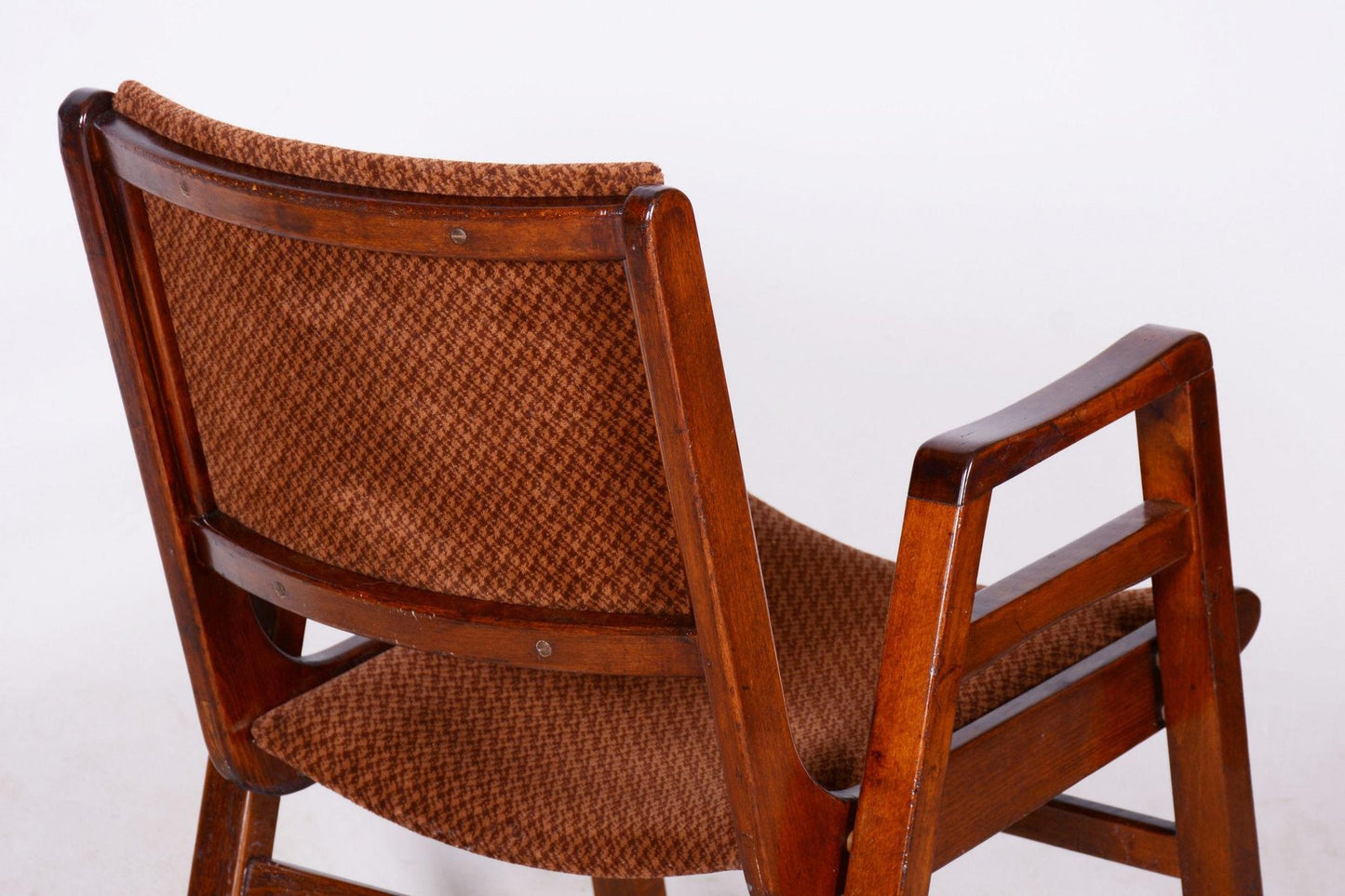 Mid-Century Armchair in Beech, 1950s