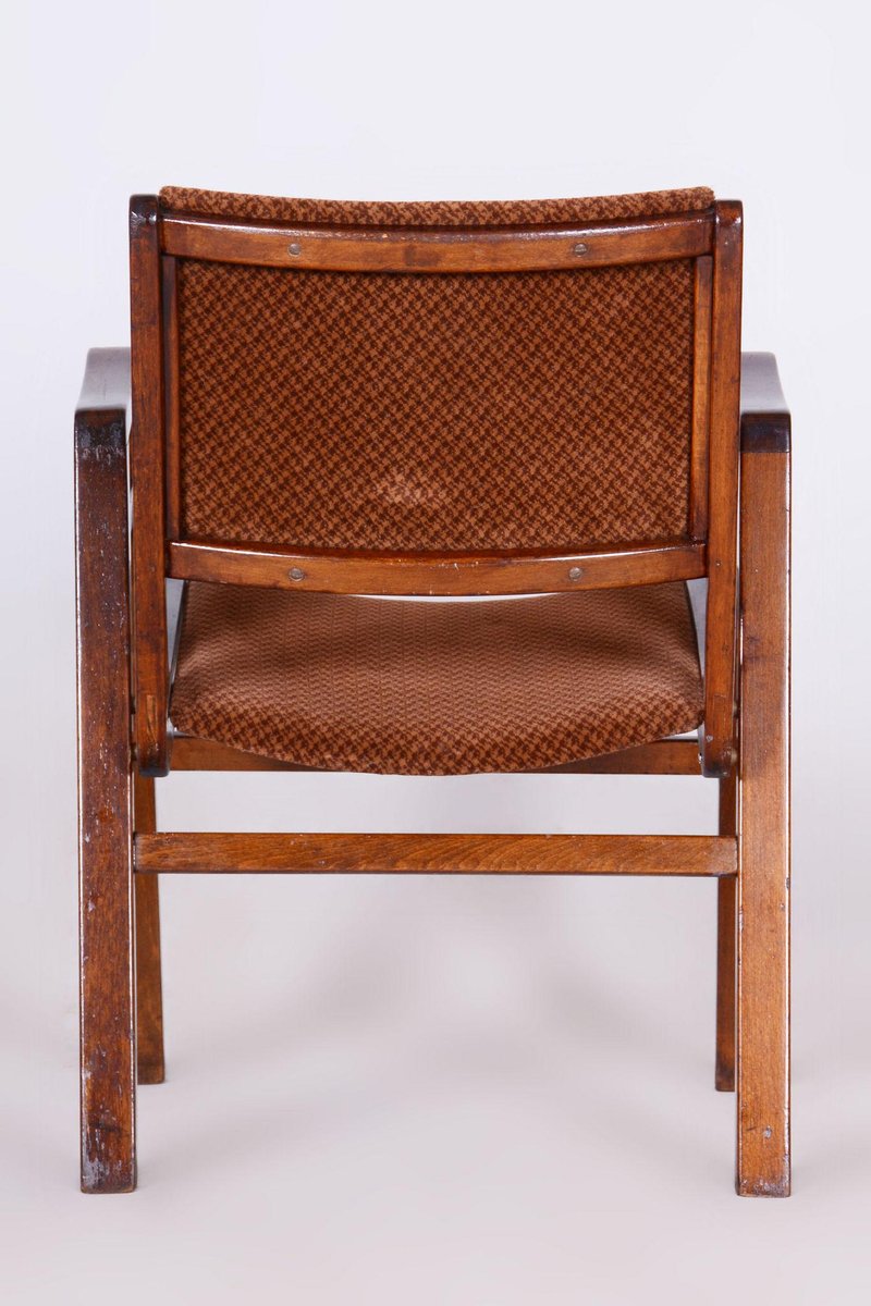 Mid-Century Armchair in Beech, 1950s