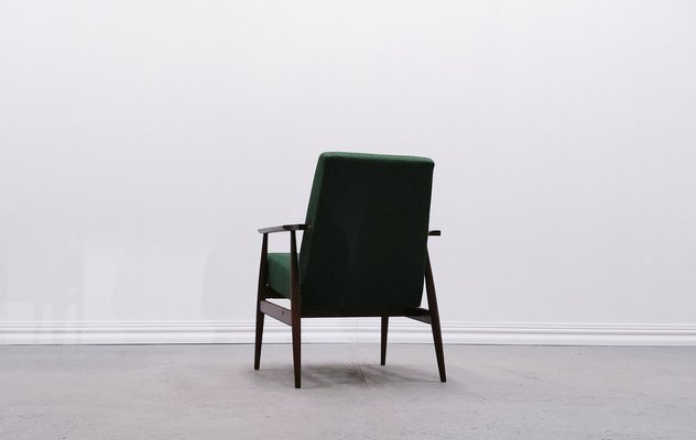 Mid-Century Armchair in Green Tweed by Henryk Lis, 1967-MTQ-2036224