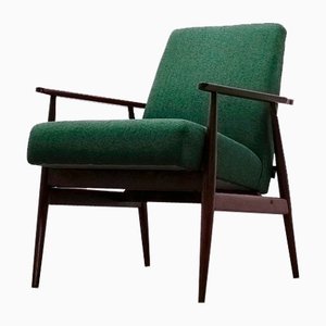 Mid-Century Armchair in Green Tweed by Henryk Lis, 1967-MTQ-2036224