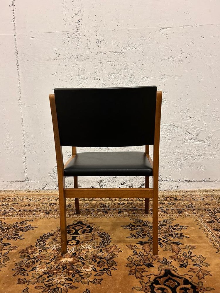 Mid-Century Armchair in Leatherette, 1950s