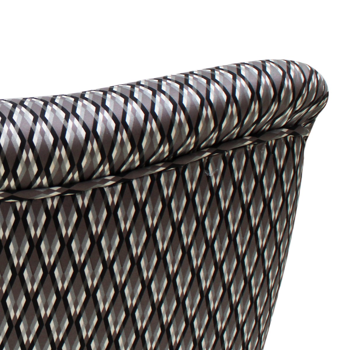 Mid-Century Armchair in Serpentino Fabric by Gigi Radice