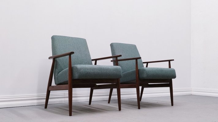 Mid-Century Armchair in Tweed by Henryk Lis, 1967-MTQ-2021947