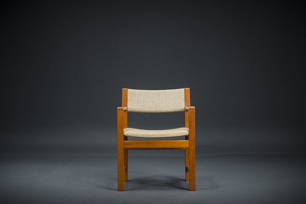 Mid-Century Armchair Teak and Woole, 1960s-ZZH-1725426