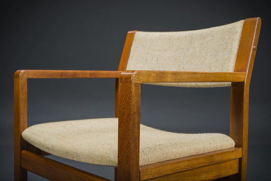 Mid-Century Armchair Teak and Woole, 1960s