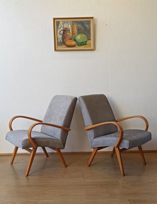 Mid-Century Armchairs, 1960s, Set of 2-ZEF-1760050