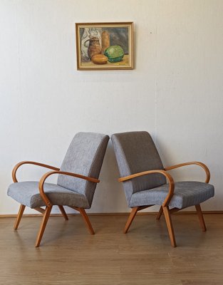 Mid-Century Armchairs, 1960s, Set of 2-ZEF-1760050