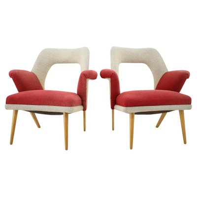 Mid-Century Armchairs, 1960s, Set of 2-TZ-1181294