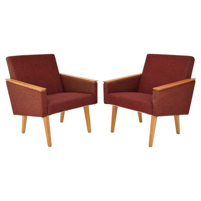 Mid-Century Armchairs, 1960s, Set of 2-TZ-1003781