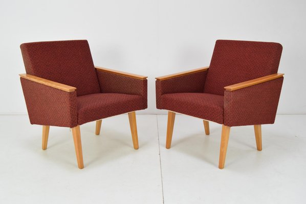 Mid-Century Armchairs, 1960s, Set of 2-TZ-1003781