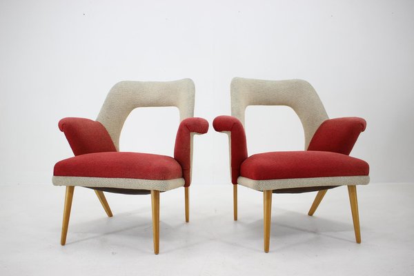 Mid-Century Armchairs, 1960s, Set of 2-TZ-1181294