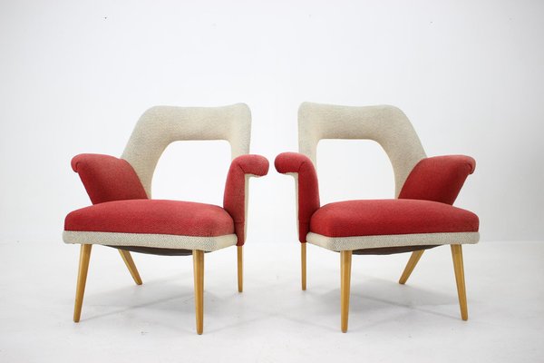 Mid-Century Armchairs, 1960s, Set of 2-TZ-1181294