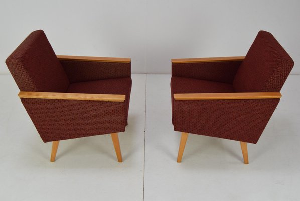 Mid-Century Armchairs, 1960s, Set of 2-TZ-1003781