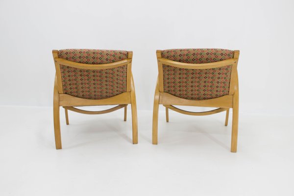 Mid-Century Armchairs, 1960s, Set of 2-TZ-567413