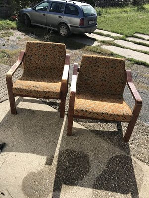 Mid-Century Armchairs, 1960s, Set of 2-OXJ-741885