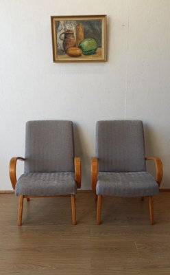 Mid-Century Armchairs, 1960s, Set of 2-ZEF-1760050