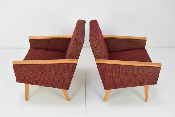 Mid-Century Armchairs, 1960s, Set of 2-TZ-1003781