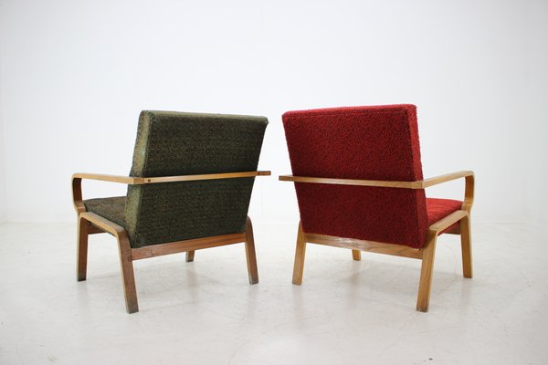 Mid-Century Armchairs, 1960s, Set of 2-TZ-573101