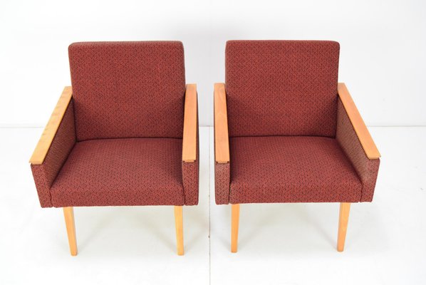 Mid-Century Armchairs, 1960s, Set of 2-TZ-1003781