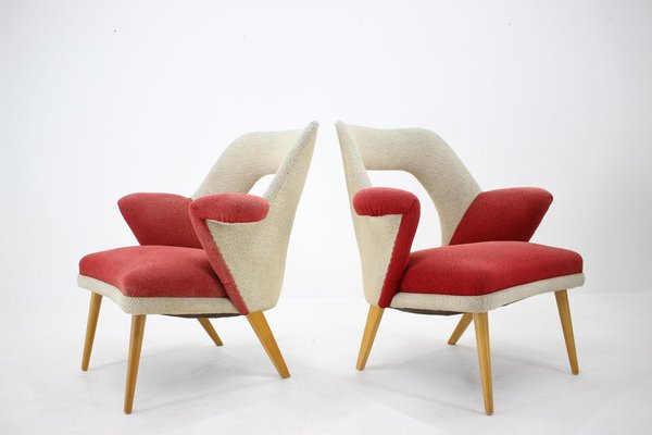 Mid-Century Armchairs, 1960s, Set of 2-TZ-1181294