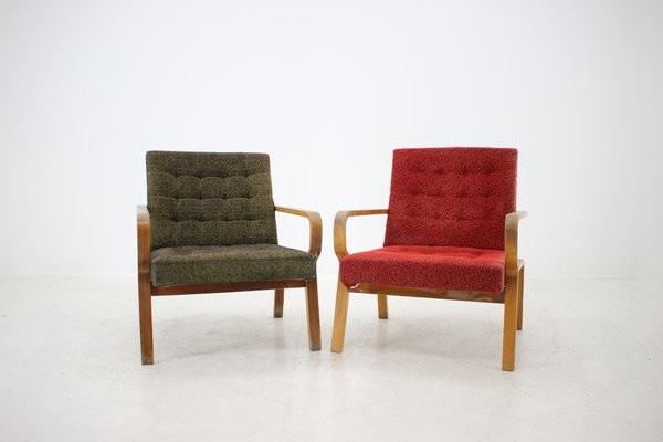 Mid-Century Armchairs, 1960s, Set of 2-TZ-573101