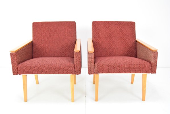 Mid-Century Armchairs, 1960s, Set of 2-TZ-1003781