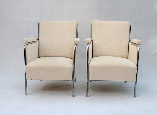 Mid-Century Armchairs attributed to Joszef Peresztegi, 1958, Set of 2-YZB-1822662