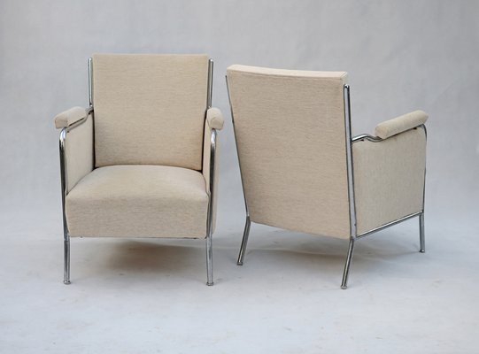 Mid-Century Armchairs attributed to Joszef Peresztegi, 1958, Set of 2-YZB-1822662