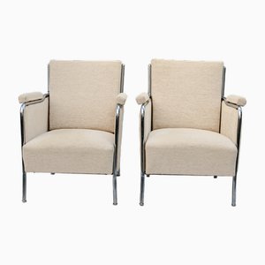 Mid-Century Armchairs attributed to Joszef Peresztegi, 1958, Set of 2-YZB-1822662