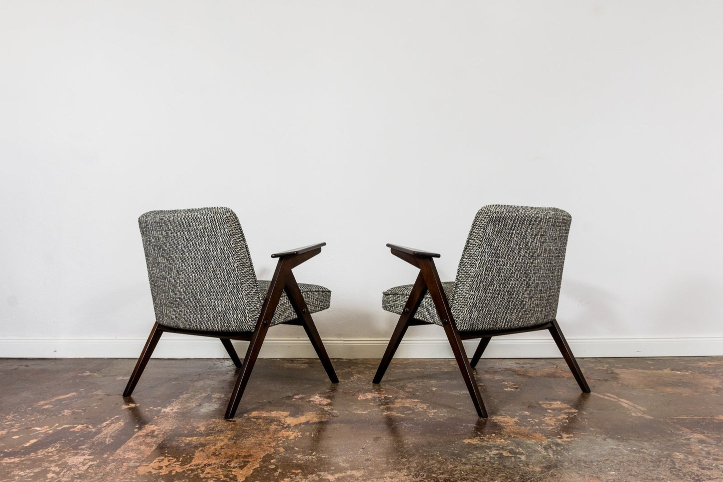 Mid-Century Armchairs Bunny Type 300-177, 1970s, Set of 2