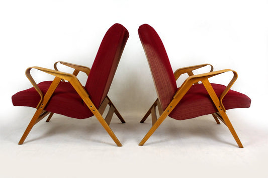 Mid-Century Armchairs by by František Jirák for Tatra, 1960s, Set of 2