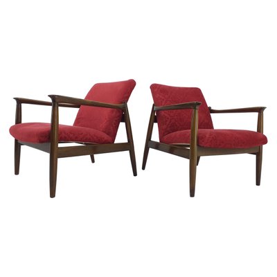 Mid-Century Armchairs by Edmund Homa, 1960s, Set of 2-TZ-995993