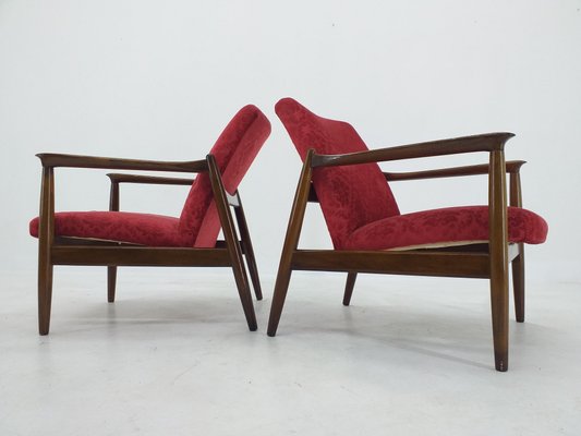 Mid-Century Armchairs by Edmund Homa, 1960s, Set of 2-TZ-995993