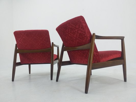 Mid-Century Armchairs by Edmund Homa, 1960s, Set of 2-TZ-995993