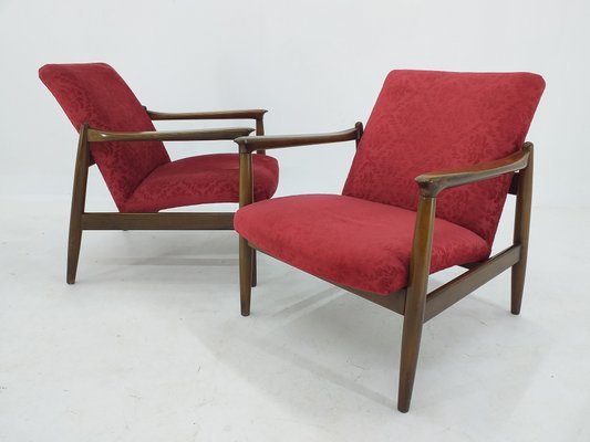 Mid-Century Armchairs by Edmund Homa, 1960s, Set of 2-TZ-995993