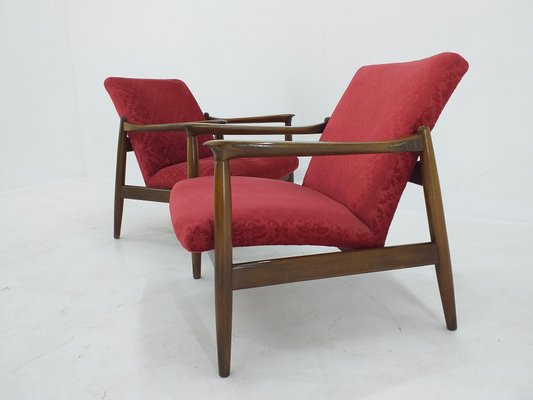 Mid-Century Armchairs by Edmund Homa, 1960s, Set of 2-TZ-995993