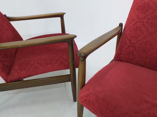 Mid-Century Armchairs by Edmund Homa, 1960s, Set of 2-TZ-995993