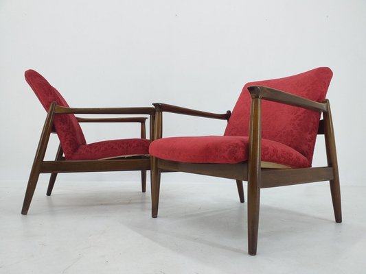 Mid-Century Armchairs by Edmund Homa, 1960s, Set of 2-TZ-995993