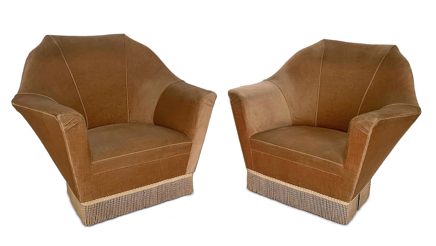 Mid-Century Armchairs by Ico Parisi for Ariberto Colombo, 1950s, Set of 2